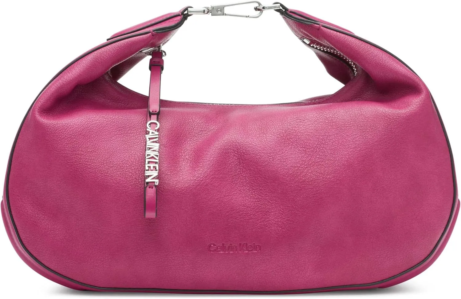 Calvin Klein Clay Top Zip Hobo Shoulder Bag