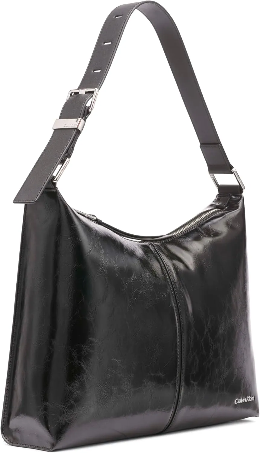 Calvin Klein Max Top Zip Hobo Shoulder Bag