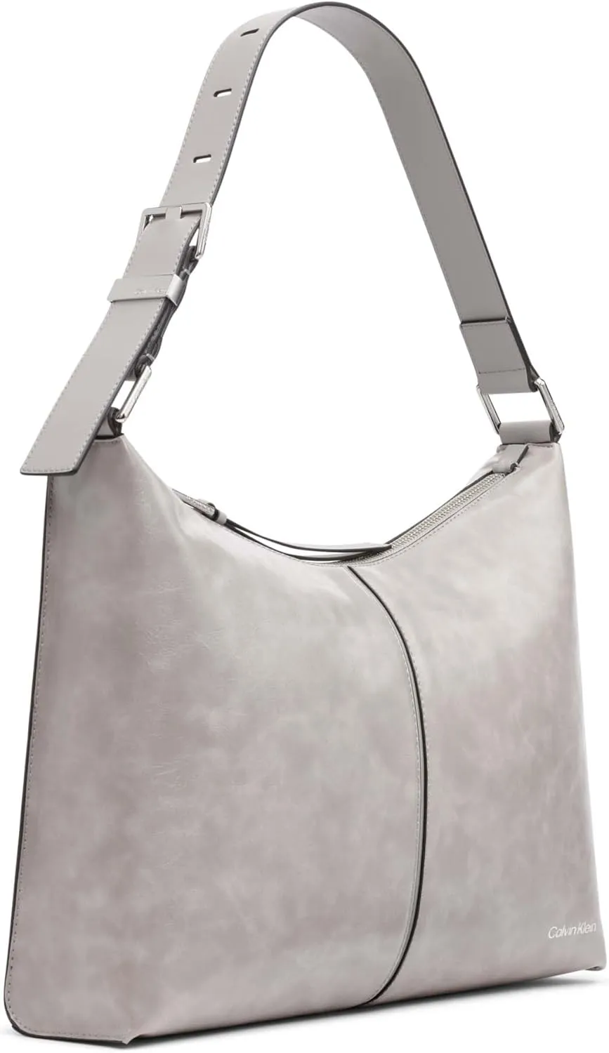 Calvin Klein Max Top Zip Hobo Shoulder Bag