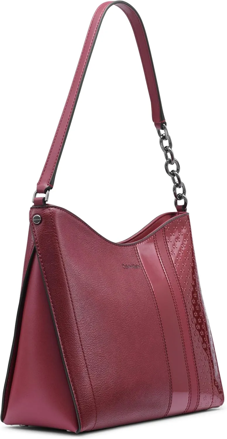 Calvin Klein Nova Chain Hobo Shoulder Bag