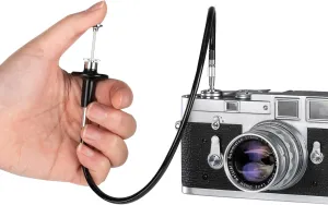 Camera Mechanical Shutter Cable Long Exposure Night B Door Lock for Fujifilm Nikon Leica Hasselblad Rolleiflex (40cm)