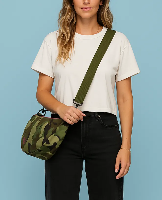 CAMO CROSSBODY BAG final sale