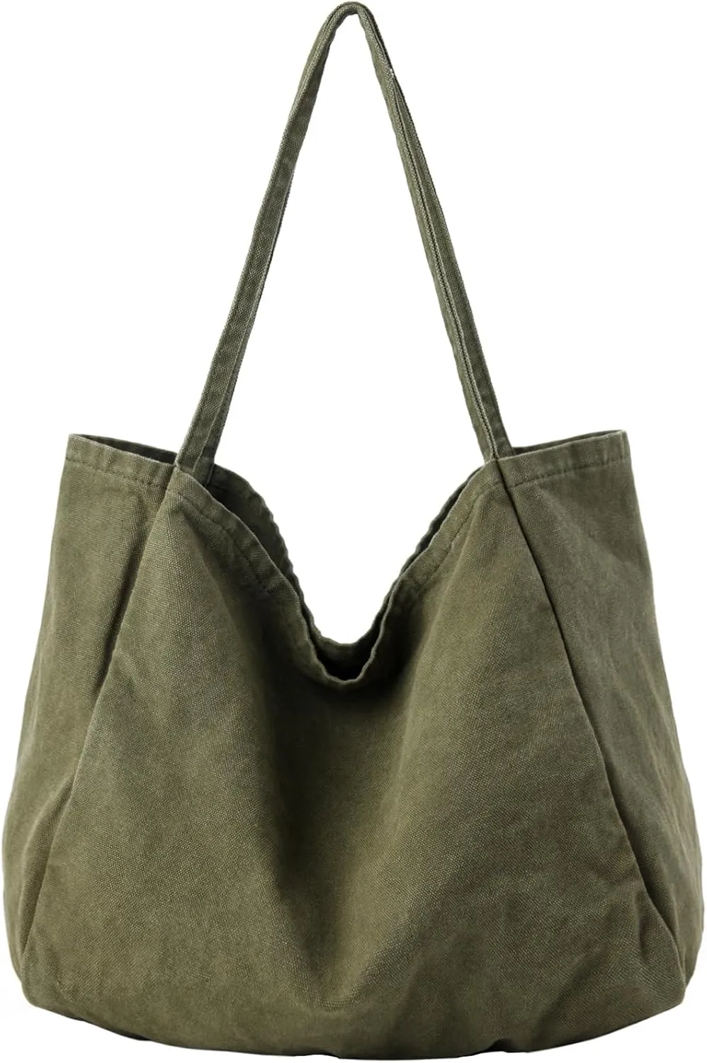 Canvas Tote Bag for Women Large Hobo Shoulder Bag for Work Travel Casual Message Bag Tote Purse handbags