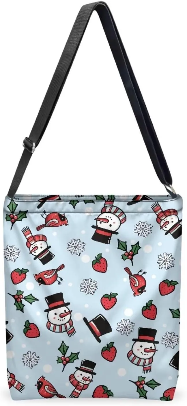 Canvas Tote Bag for Women, Retro Tote Bag with Adjustable Shoulder Strap Fashion Shoulder Purse Travel Satchel