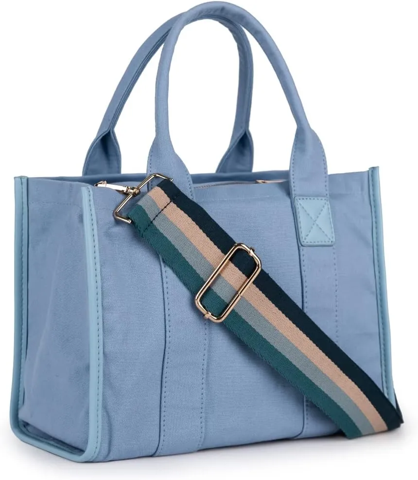 Canvas Tote Bag for Women Top Handle Handbag Crossbody Tote Bag for Women