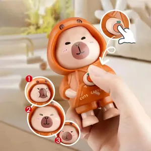 Capy Mood Face-Changing Keychain