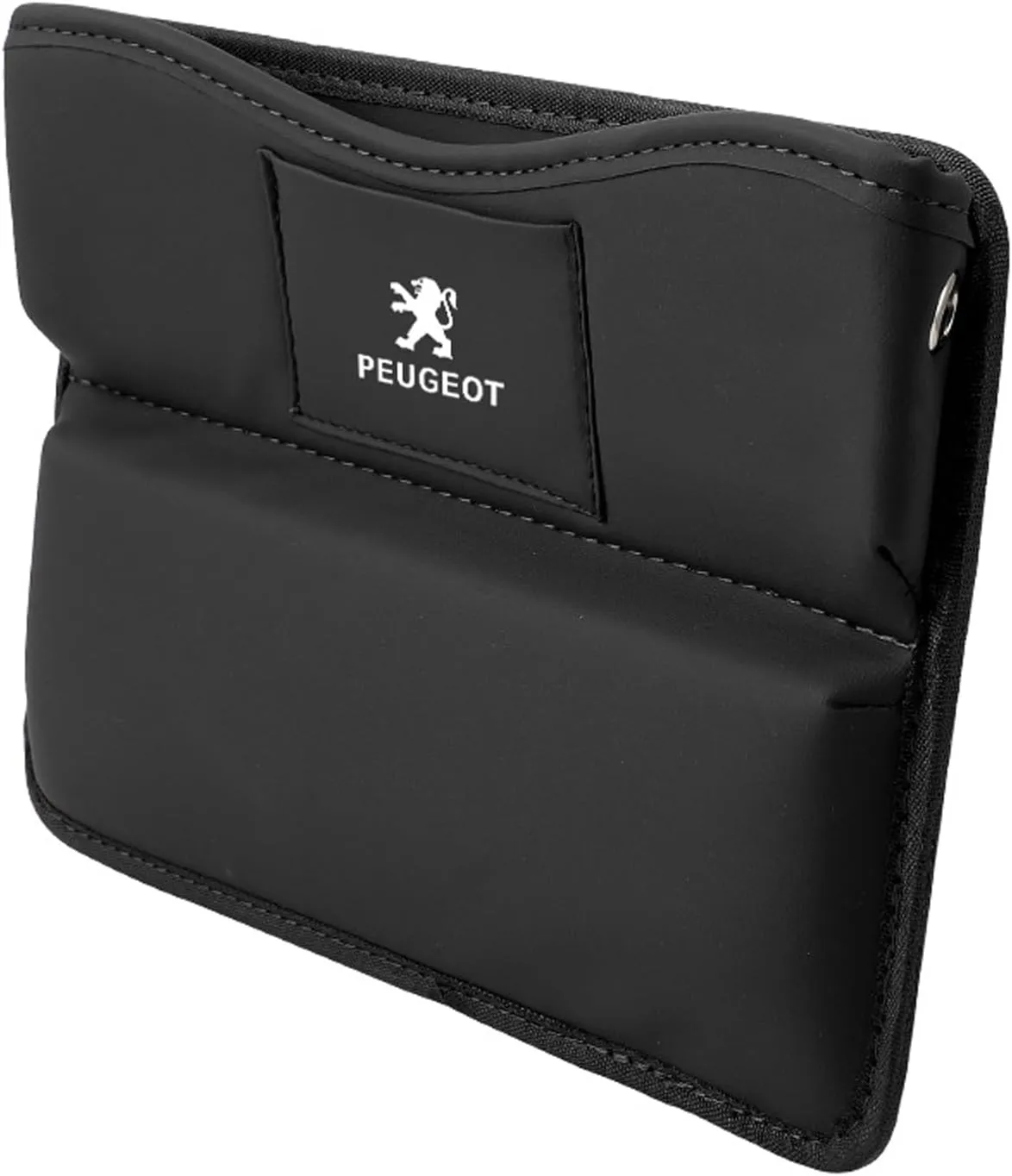 Car Seat Gap Filler Organizer for Peugeot 407 2004 2005 2006 2007, Car Seat Crevice Storage Box Car Accessories,Black