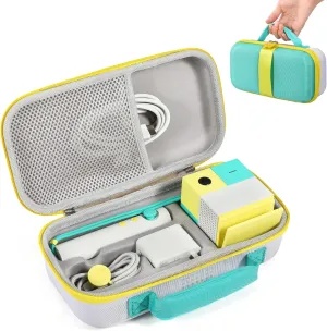 Carrying Case Compatible with Nex Game System,Travel Storage Bag with Mesh Pocket Fits HDMMI Power Cord, Remote, Camera Privacy Cover (Green)