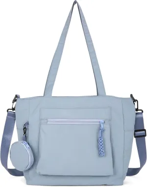 Casual Crossbody Bag Nylon Plain Messenger Bag Hobo Shoulder Bag Travel Daypacks