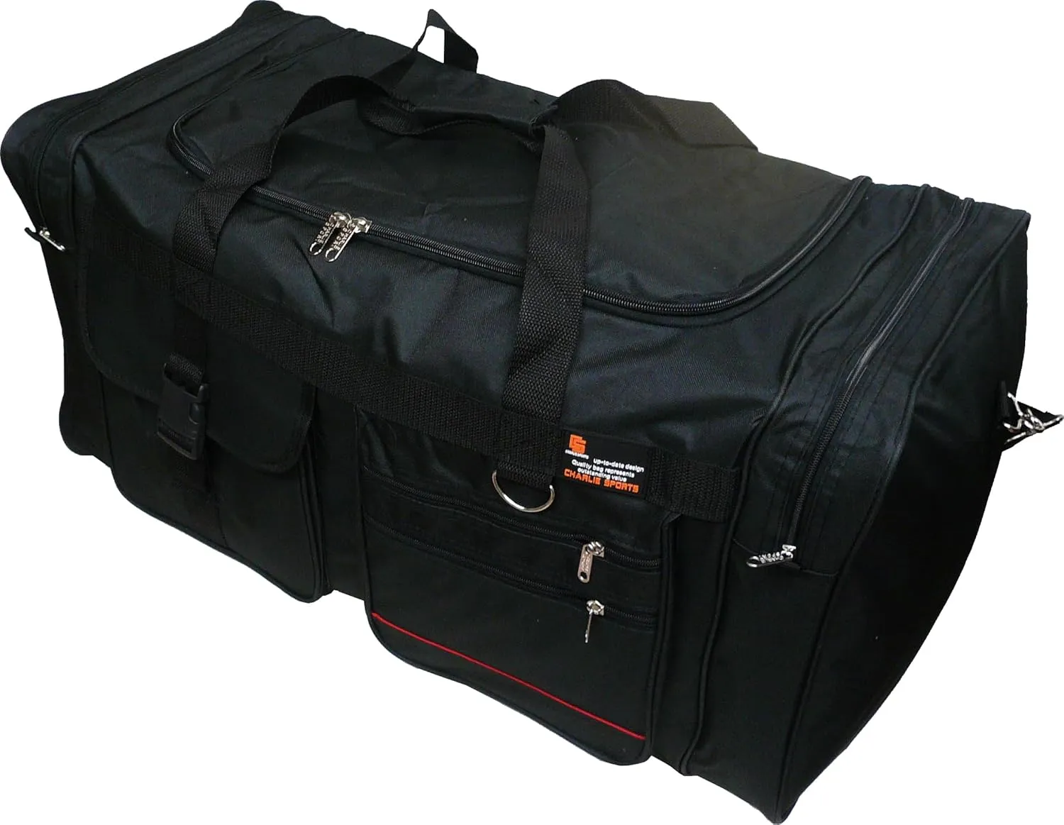 Charlie Sports Duffle Bag (28-inch, Black)