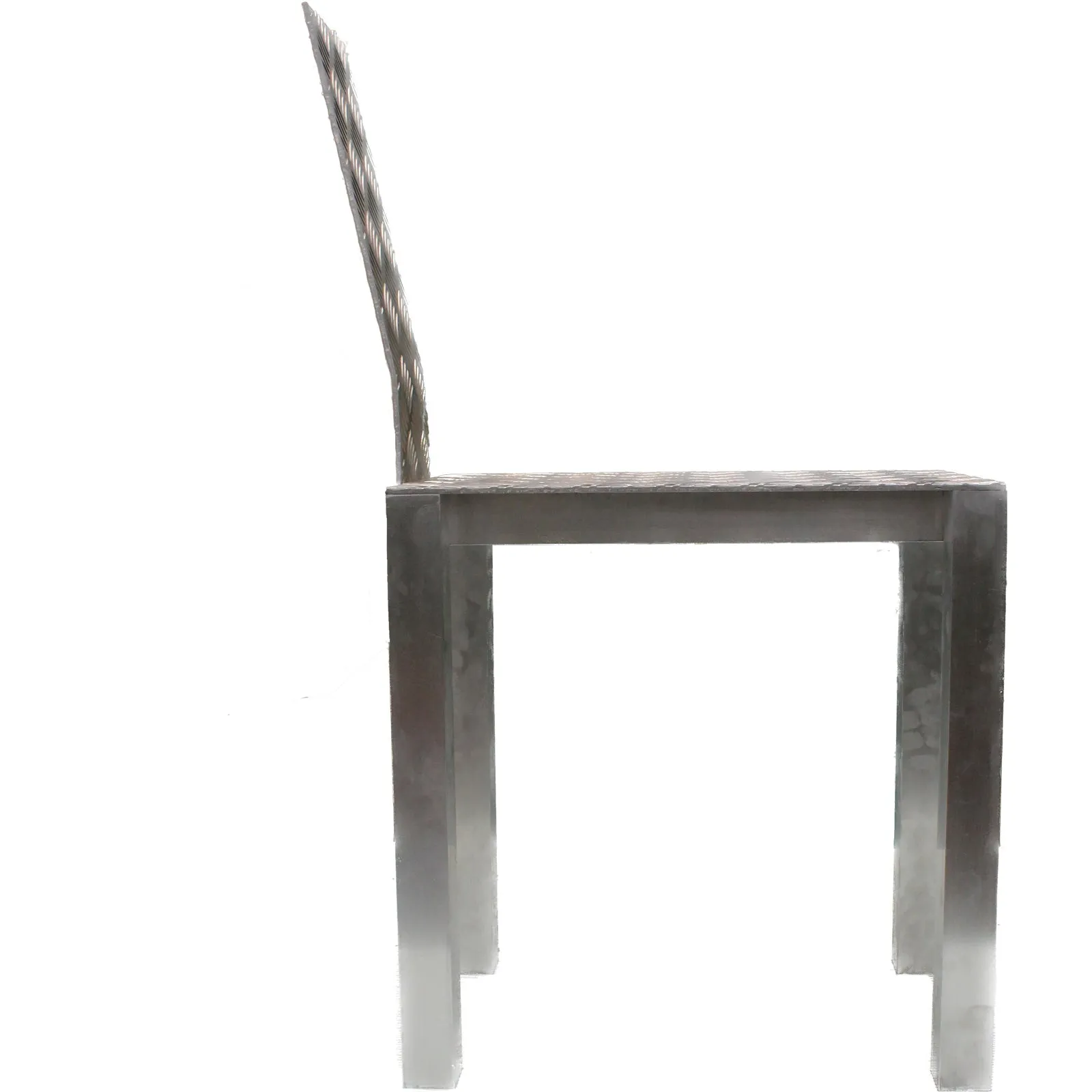 Checkered chair 'Perforated Metal Chair'