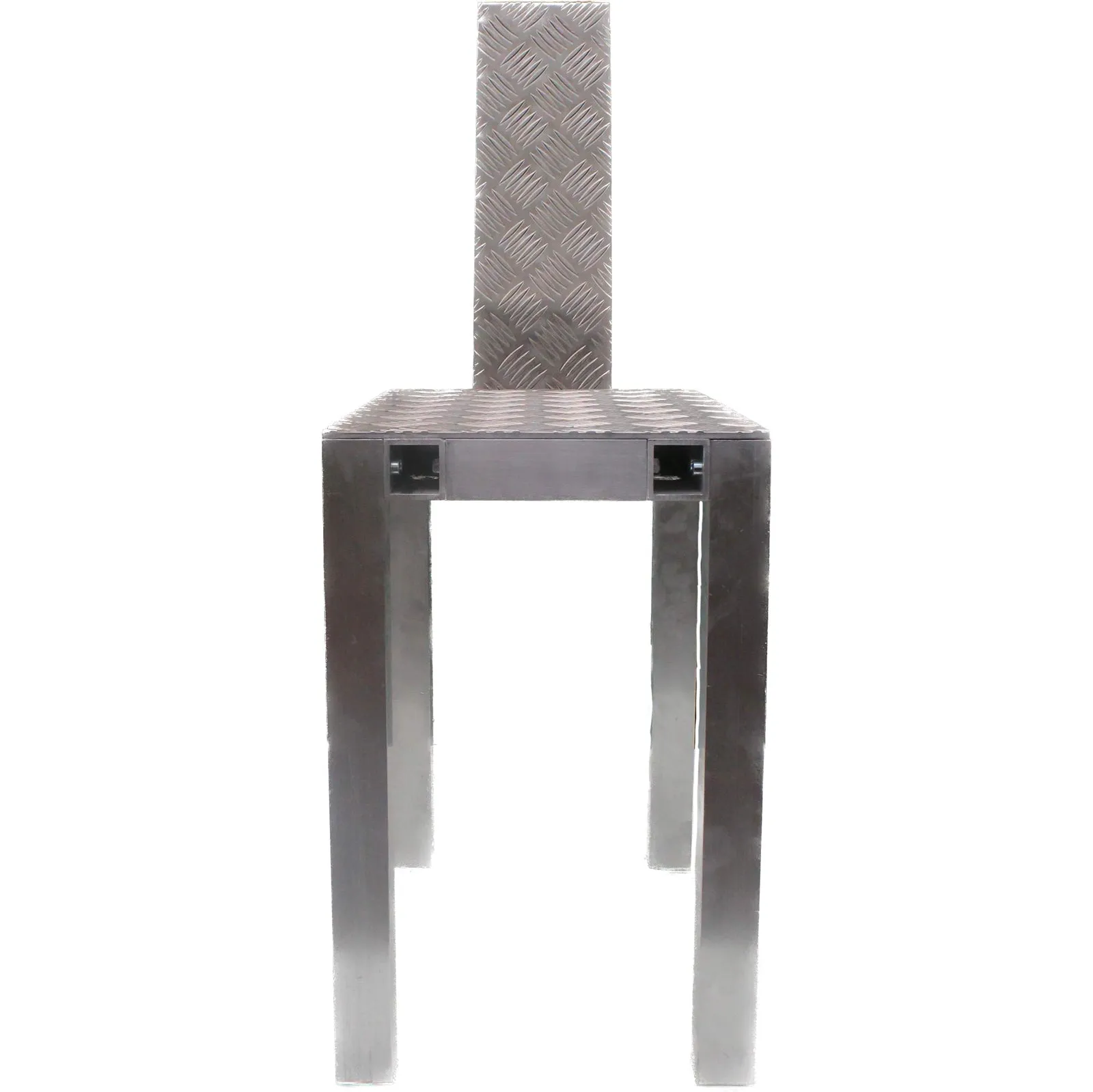 Checkered chair 'Perforated Metal Chair'