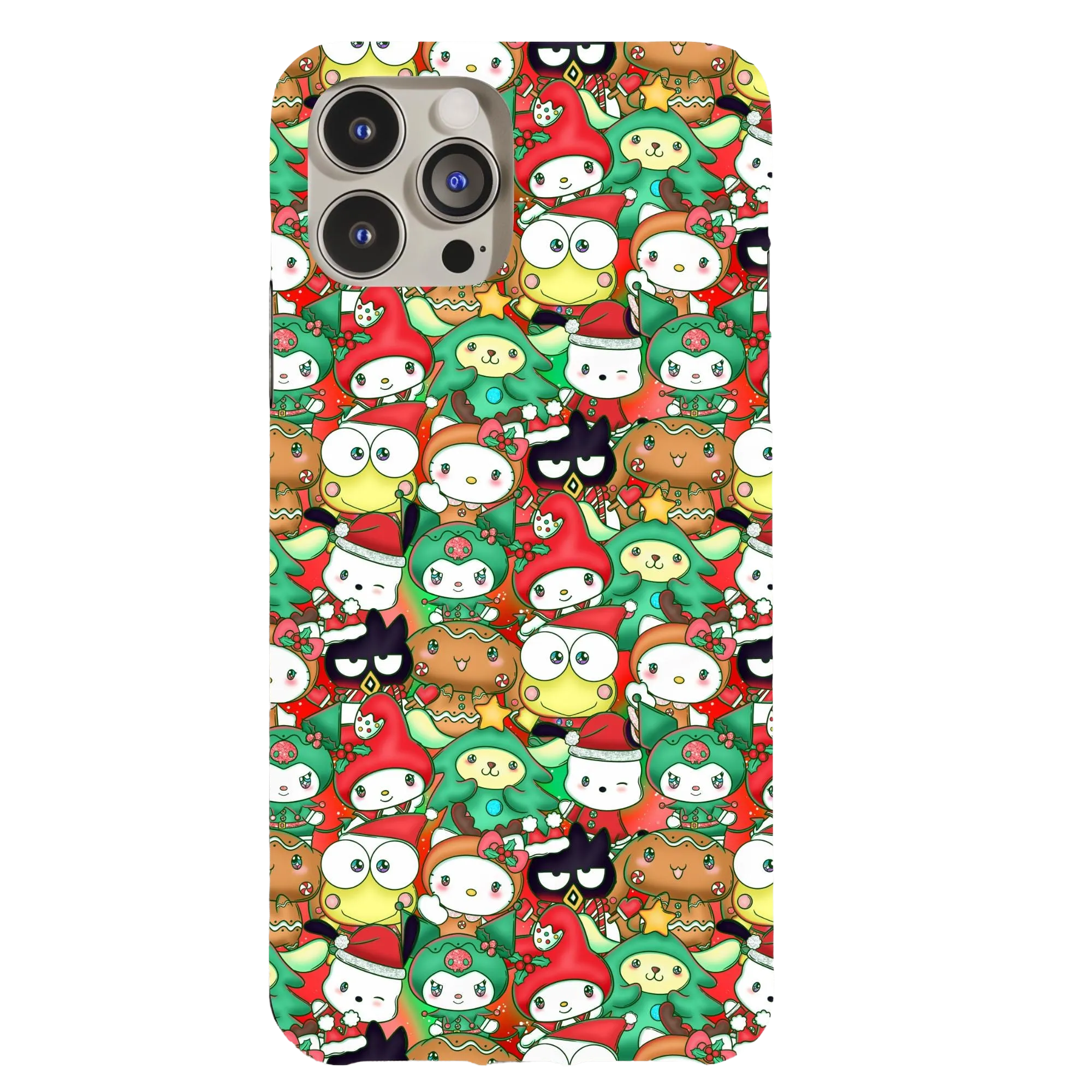 Christmas Kitty Anime Phone Case