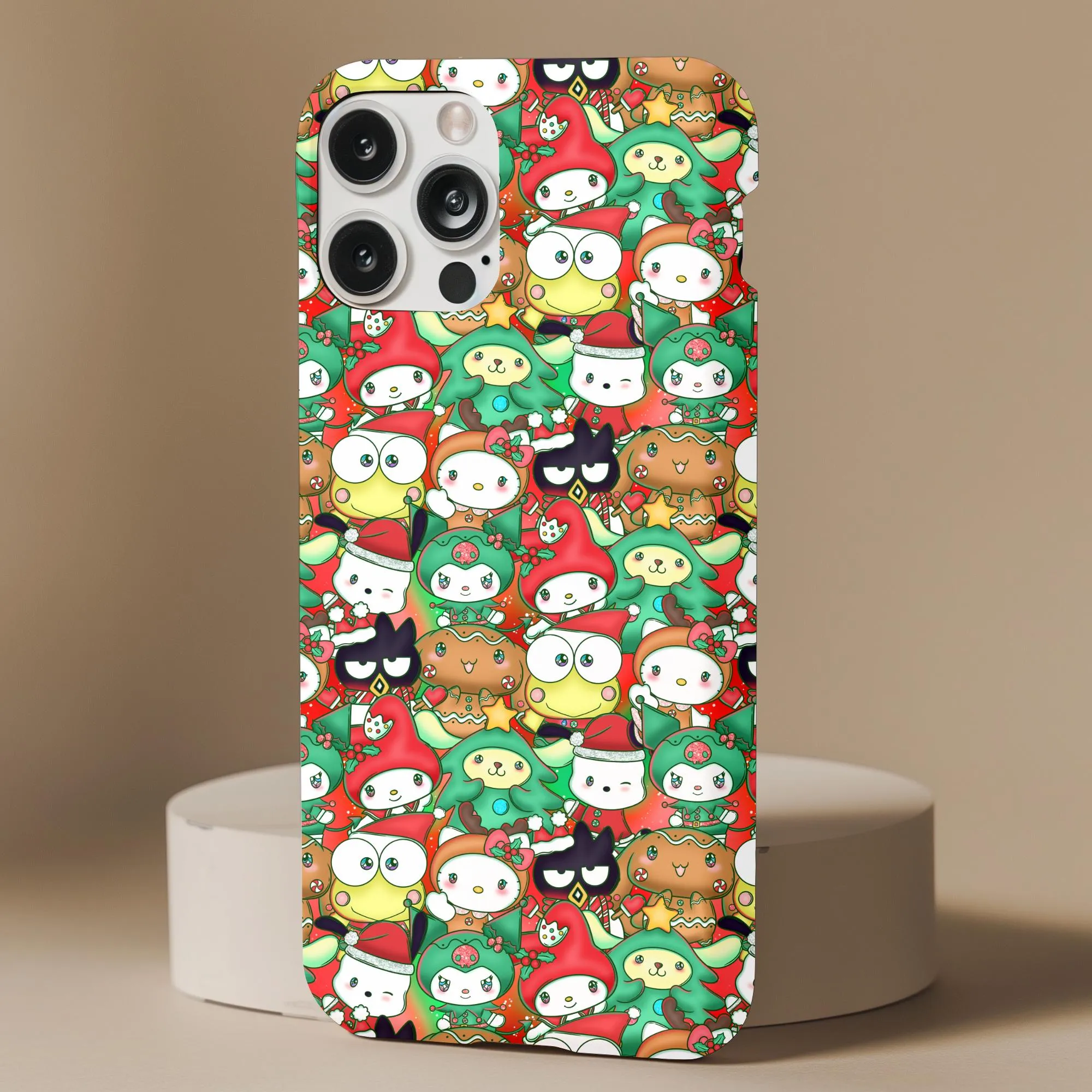 Christmas Kitty Anime Phone Case