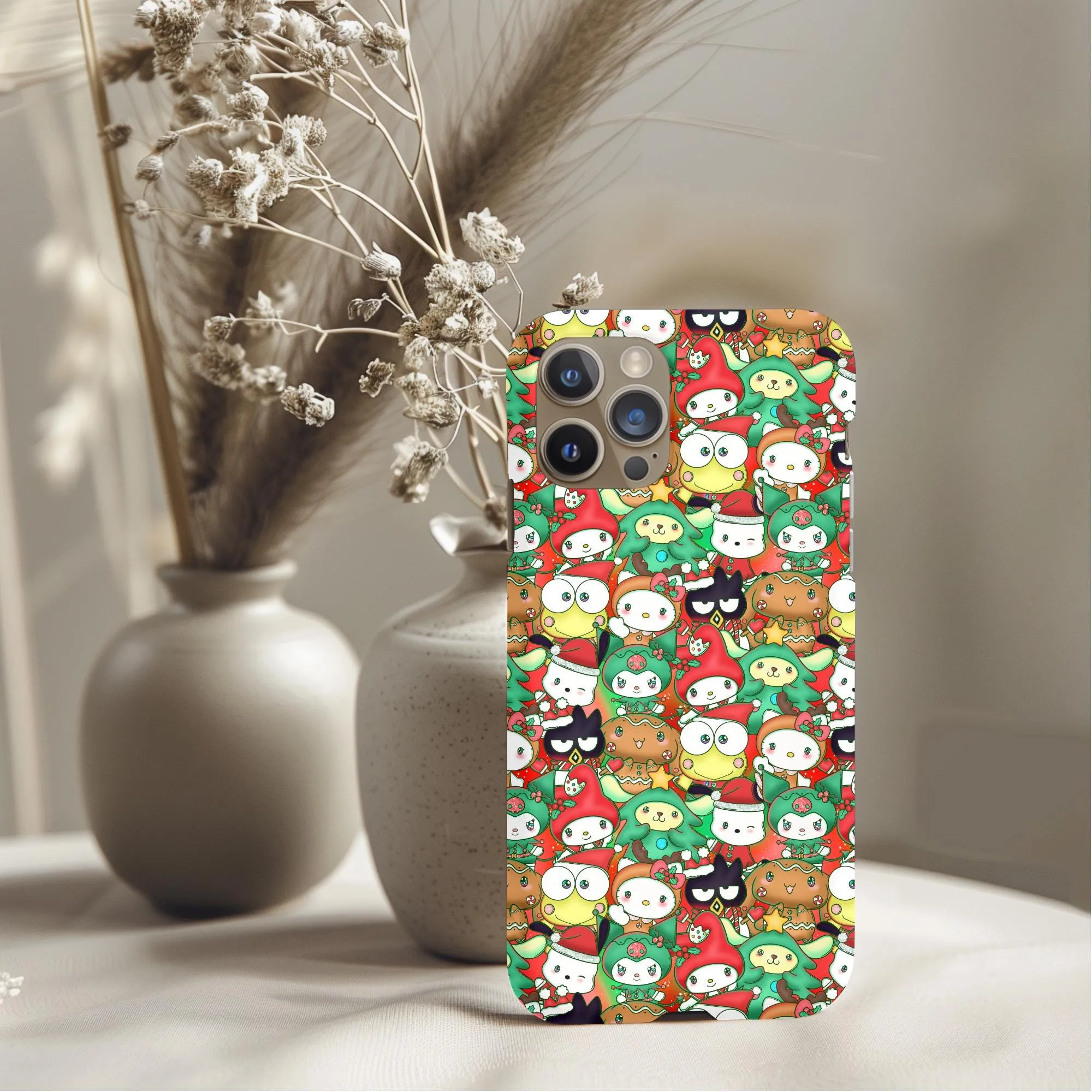 Christmas Kitty Anime Phone Case