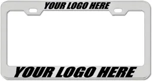 Chrome Custom License Plate Frame Tag Holder
