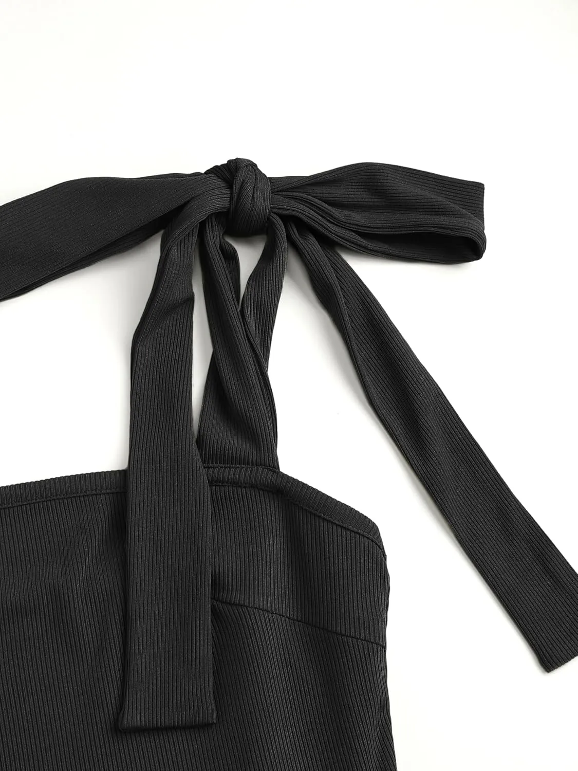 CIDER Women Tie Shoulder Dress Wedding Guest Dresses Sleeveless Split Elegant Dress