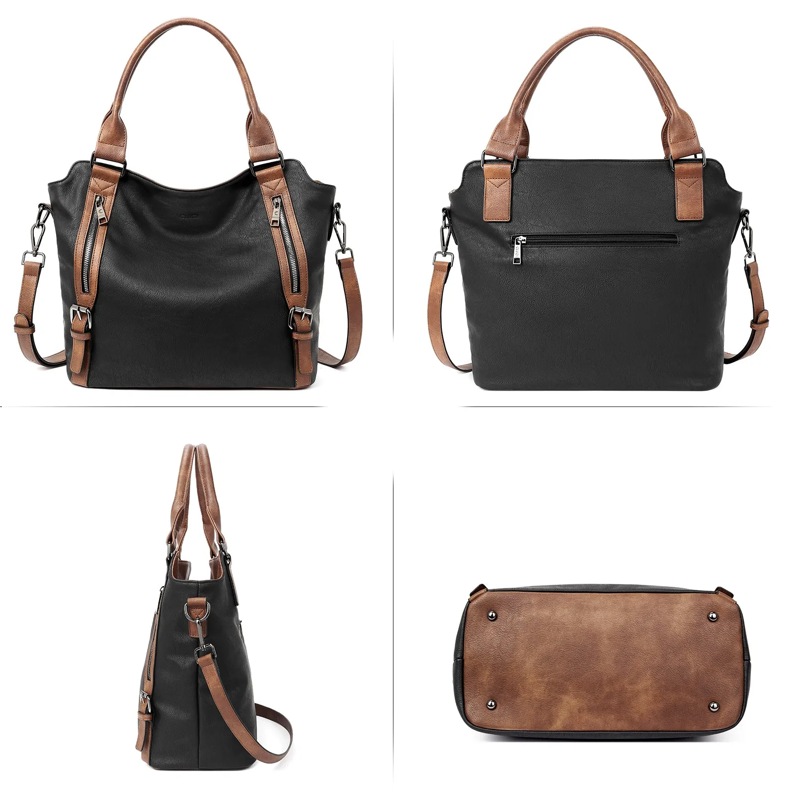 CLUCI Hobo Bags Large Tote with Adjustable Shoulder Strap
