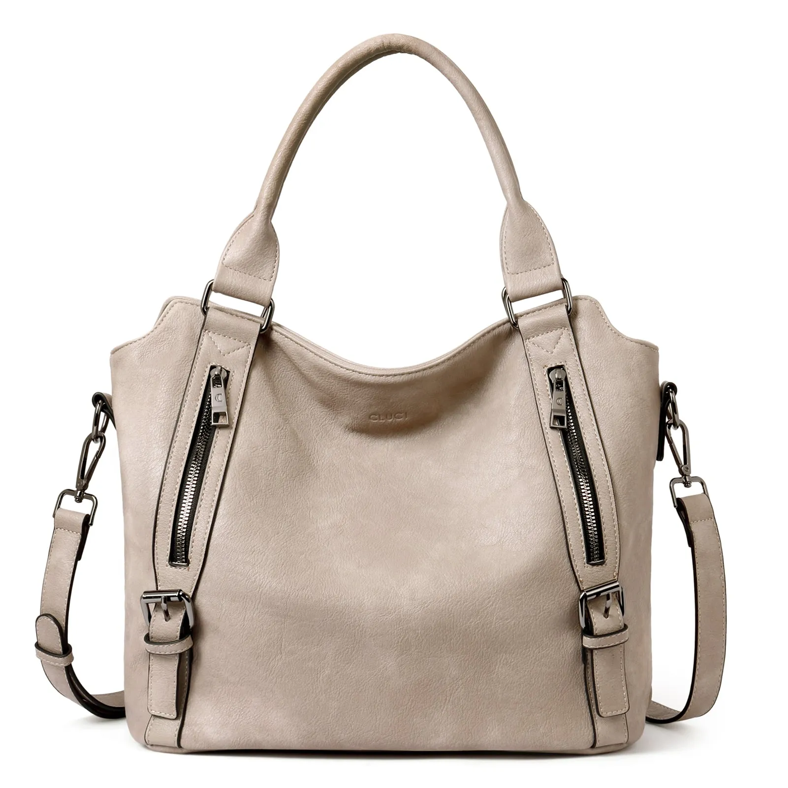 CLUCI Hobo Bags Large Tote with Adjustable Shoulder Strap