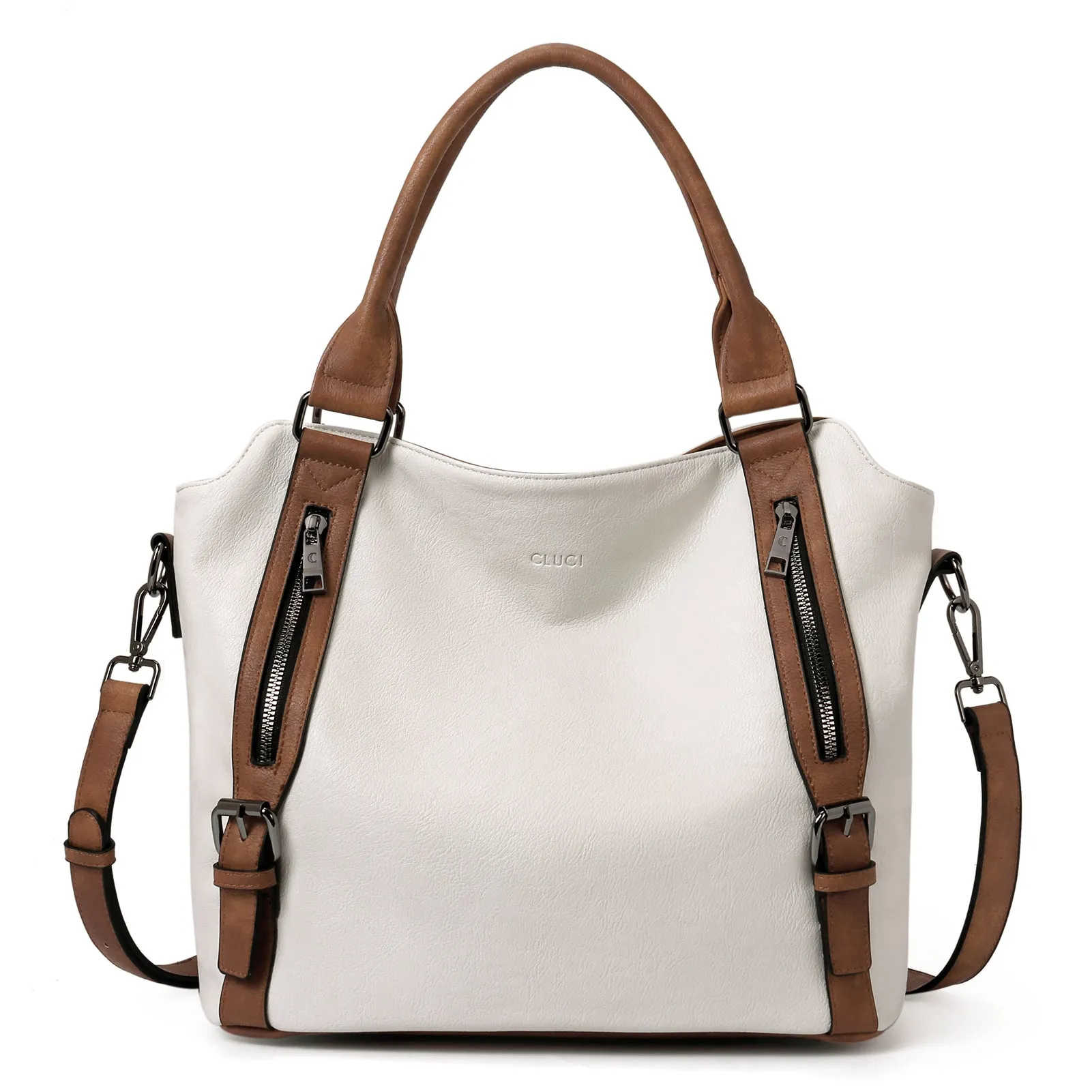 CLUCI Hobo Bags Large Tote with Adjustable Shoulder Strap