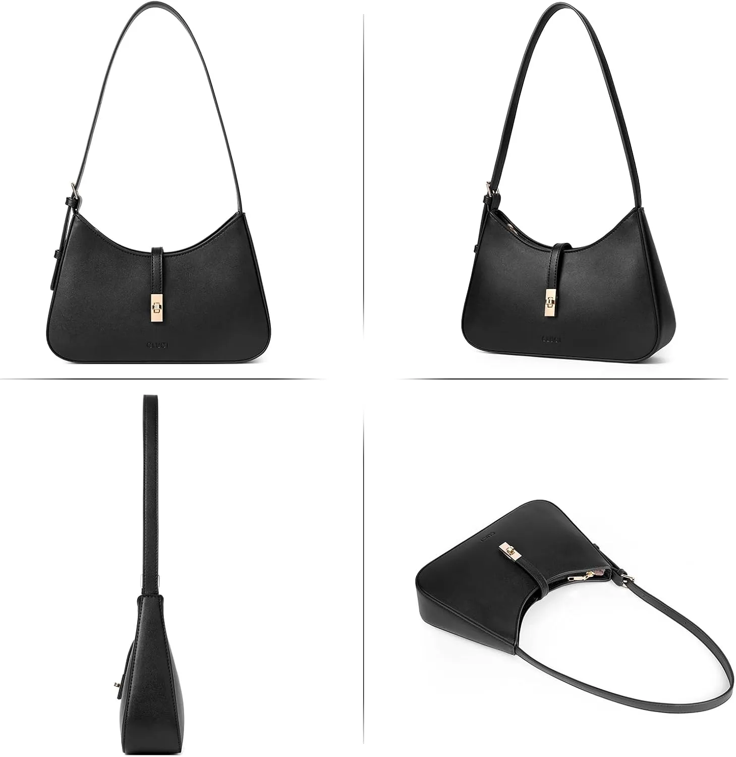 CLUCI Shoulder Bag for Women, Purses for Women, Handbag Hobo Bags Vegan Leather Crossbody Purse with Adjustable Strap