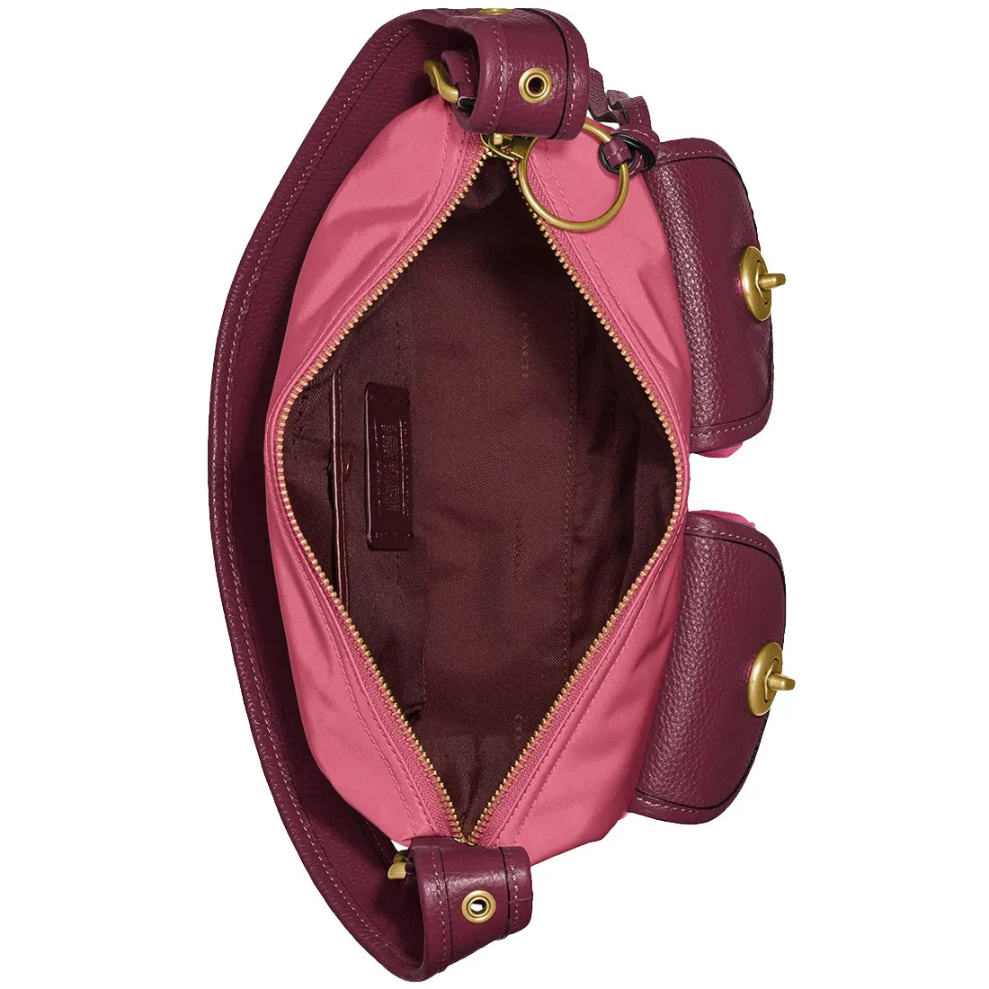 Coach Cargo Shoulder Bag In Colorblock in Orchid Multi