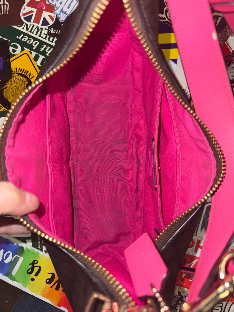 COACH TERI HOBO BAG w WALLET *as is*