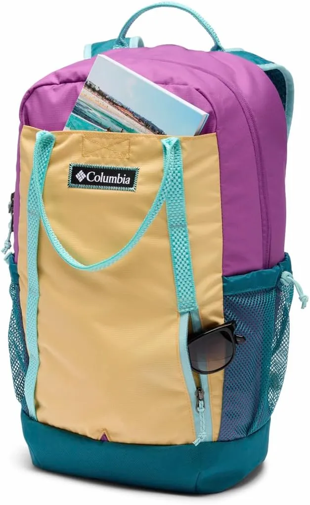 Columbia Unisex Echo Mountain 25L Backpack, Razzle/River Blue/Sand Dune, One Size