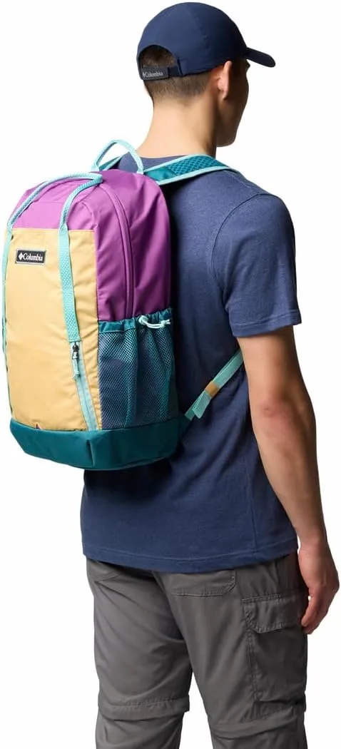 Columbia Unisex Echo Mountain 25L Backpack, Razzle/River Blue/Sand Dune, One Size