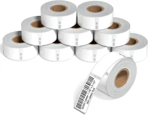 Compatible with Dymo Labels 30252 Address Labels 1-1/8 x 3-1/2 Work with Dymo 450, 450 Turbo, 4XL, 400, Label Printers (10 Rolls /3500 Labels)