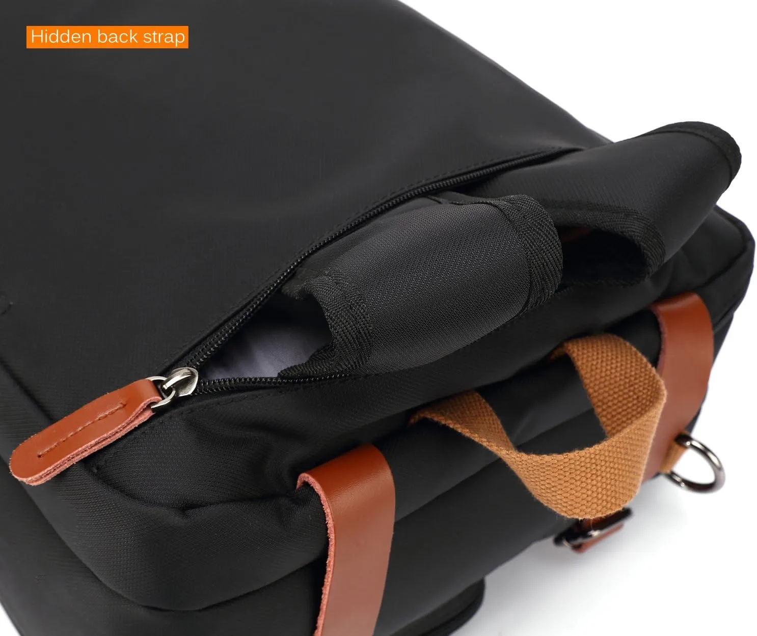 Convertible Backpack Messenger Shoulder bag Laptop Case Handbag Business Briefcase Multi-functional Travel Rucksack Fits 17.3 Inch Laptop For Men/Women (Grey)