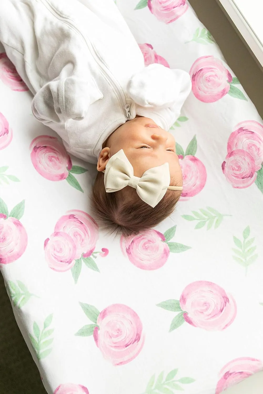 Copper Pearl Premium Knit Changing Pad Cover Soft, Stylish, and Universal Fit for All Standard Diaper Changing Pads, Trendy Design Changing Pad Covers, Grace