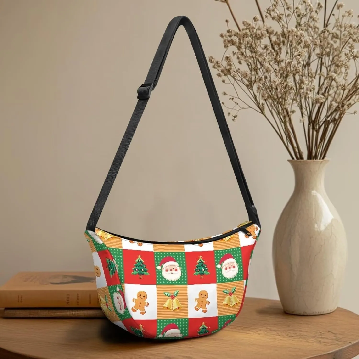 Crescent Moon Bag with Adjustable Shoulder Strap for Women Men Daily Use