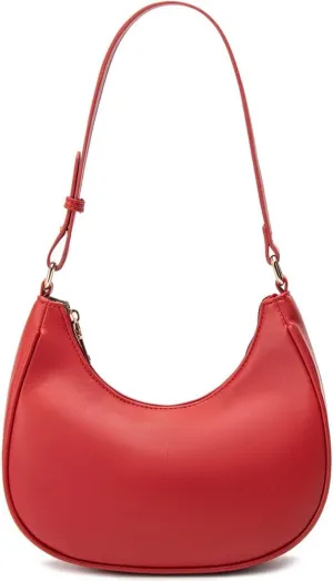 Crescent Shoulder Bags for Women Cute Hobo Tote Handbag Under the Arm Purses Mini Clutch Purse with Zipper Closure