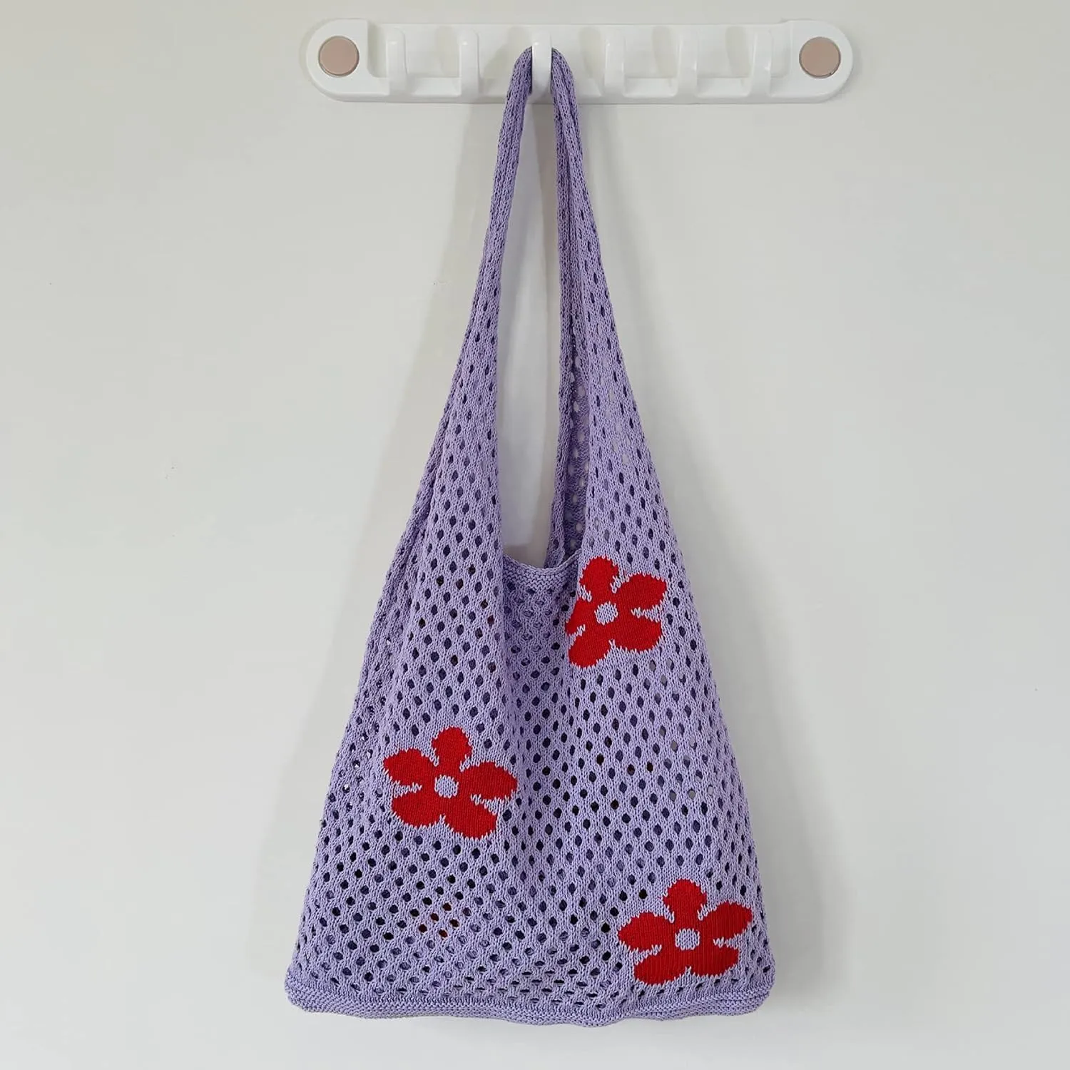 Crochet Tote Bag Fairycore Hobo Bag for Women Fairy Grunge Aesthetic Tote Bag Fairy Grunge Accessories