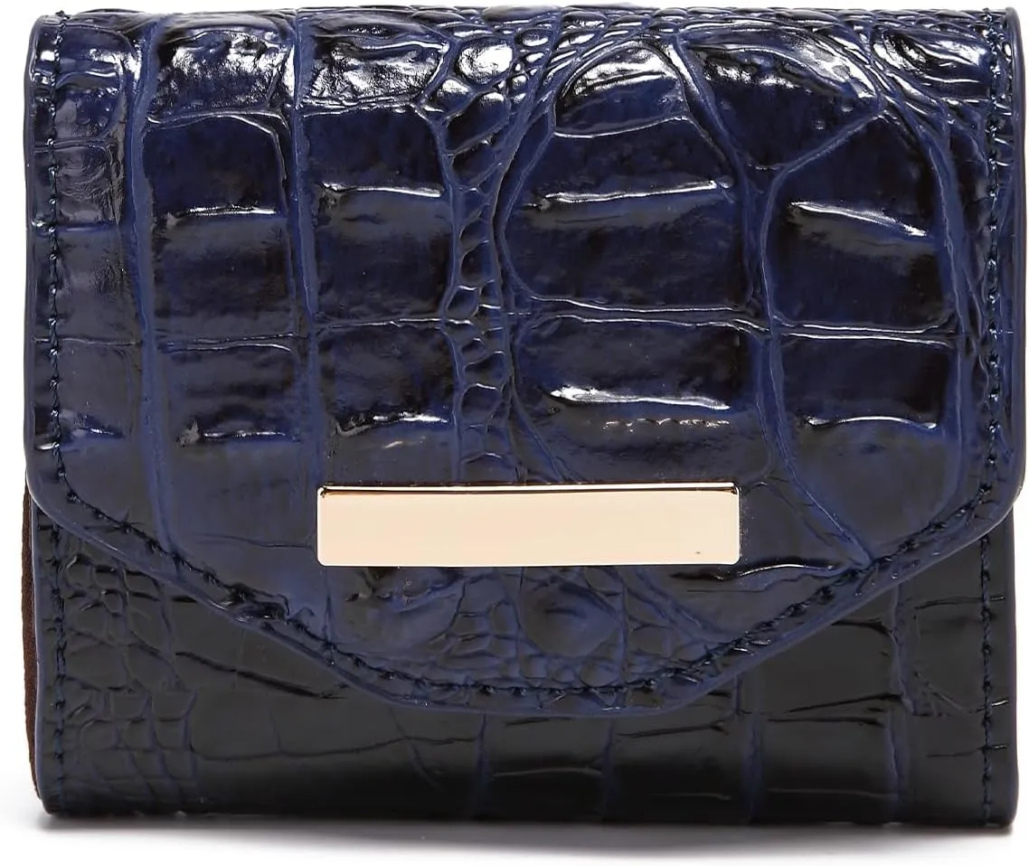 Crocodile Small Wallets Short Vintage Leather Credit Card Holder Luxury Clutch Mini Coin Purse for Women