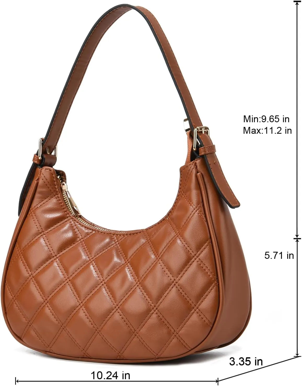 CROJUYI Small Crescent Shoulder Bags Purses for Women Retro Classic Clutch Hobo Tote Purse and Handbag Cute Crossbody Bags