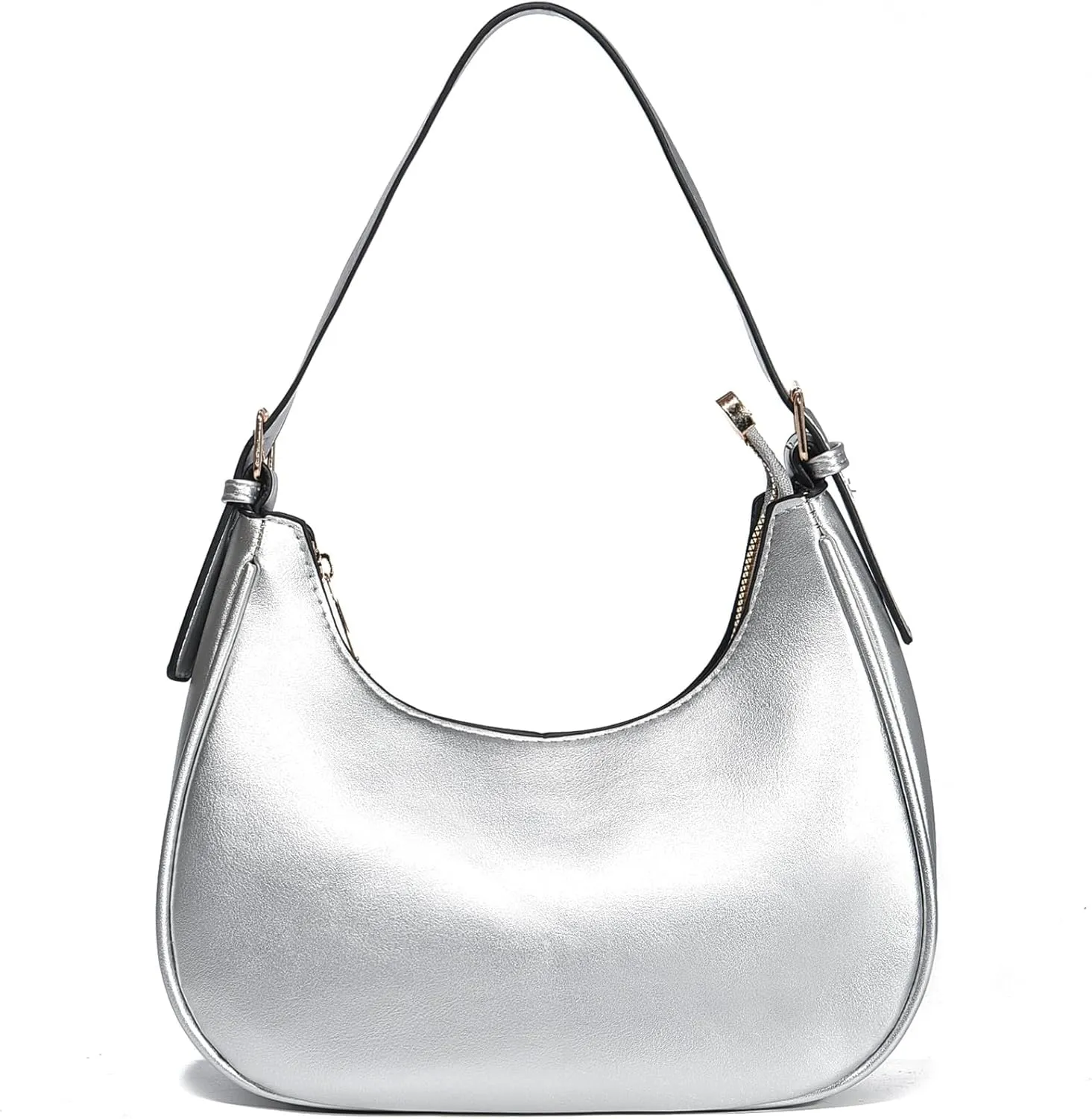 CROJUYI Small Crescent Shoulder Bags Purses for Women Retro Classic Clutch Hobo Tote Purse and Handbag Cute Crossbody Bags