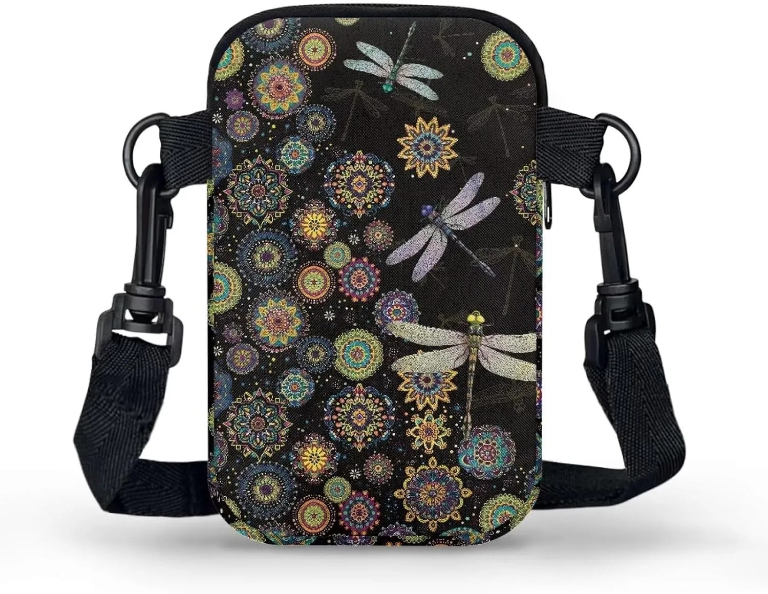 Crossbody Bag for Women Mini Messenger Bag Cell Phone Purse Sling Shoulder Bag with Double Pockets