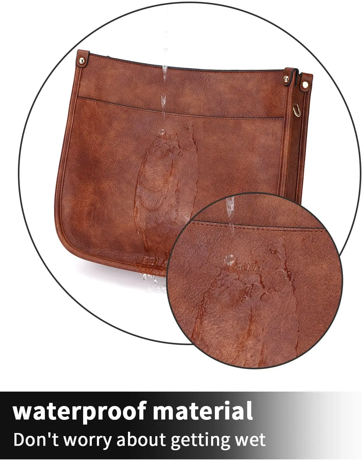 Crossbody Bag Women Vegan Leather Hobo Handbag Trendy Crossbody Shoulder Bag Purses For Women with 2 Adjustable Strap