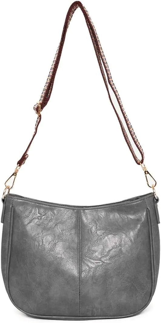 Crossbody Bags for Women Handbags Shoulder Bag with Adjustable Strap Women's Crossbody Purses Vegen Leather Hobo Bags