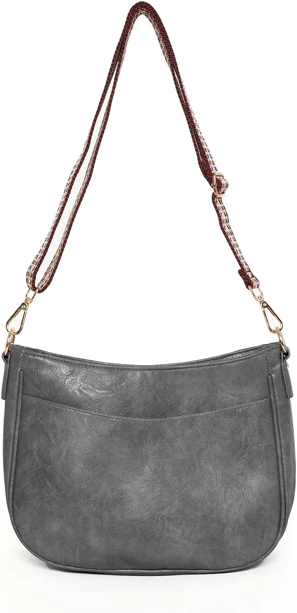 Crossbody Bags for Women Handbags Shoulder Bag with Adjustable Strap Women's Crossbody Purses Vegen Leather Hobo Bags