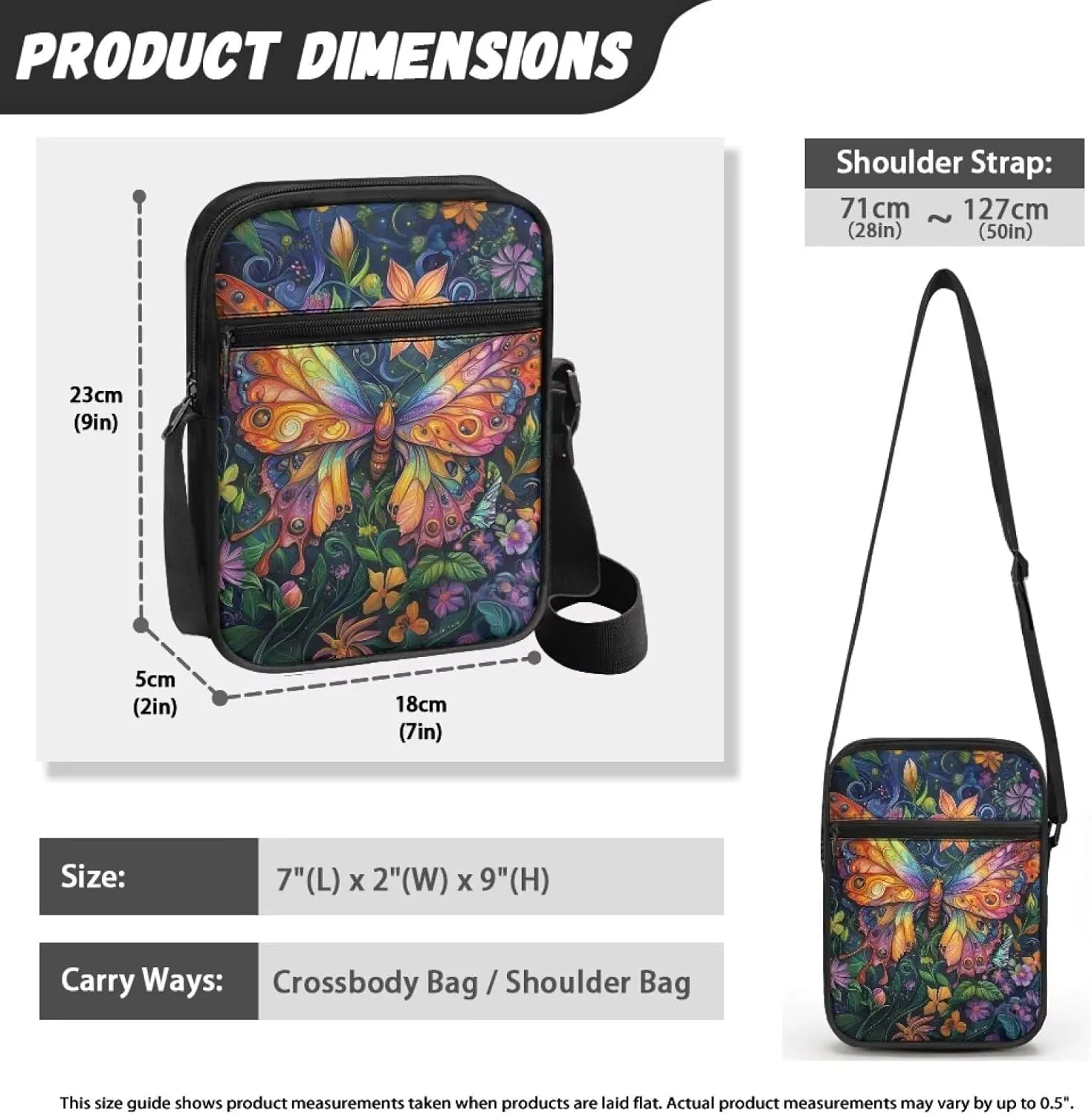 Crossbody Messenger Bags for Women Cell Phone Purse Wallet Adjustable Strap
