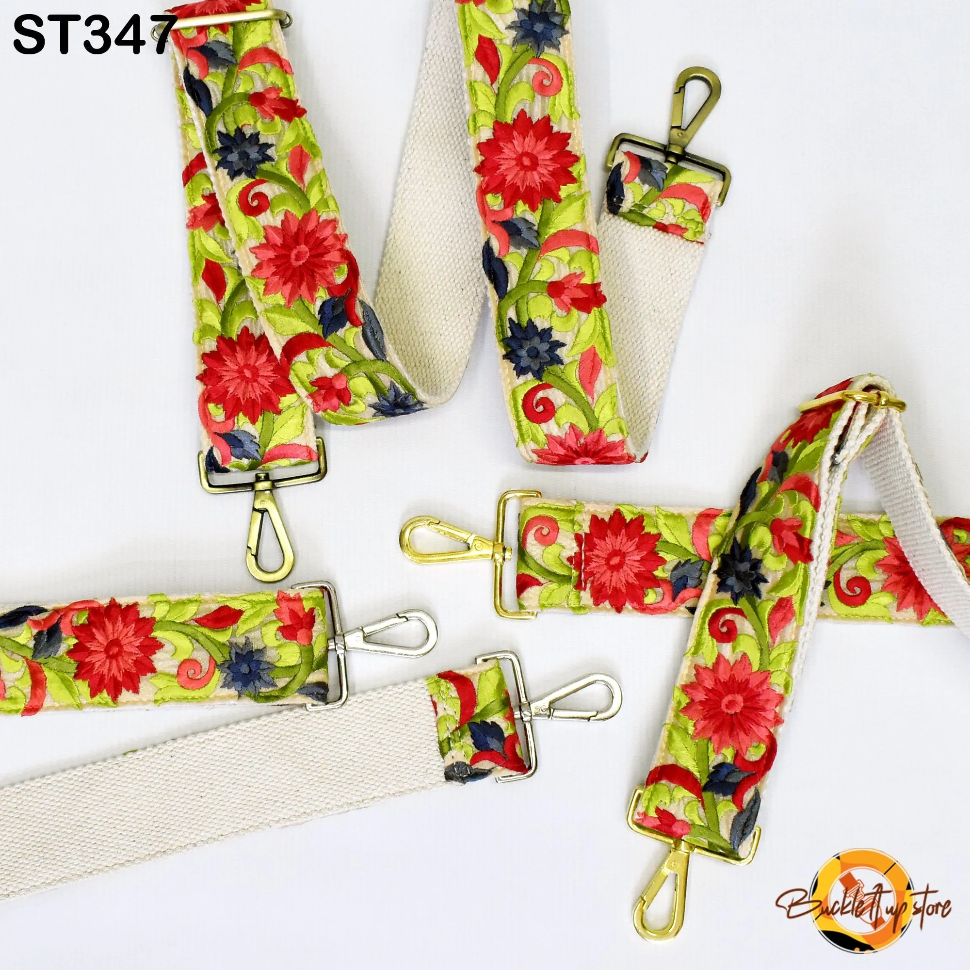 Crossbody Strap for Purses Handbag Embroidered Purse Strap Boho Bag Strap Floral Embroidery Replacement Strap Boho Guitar Strap Gift for her