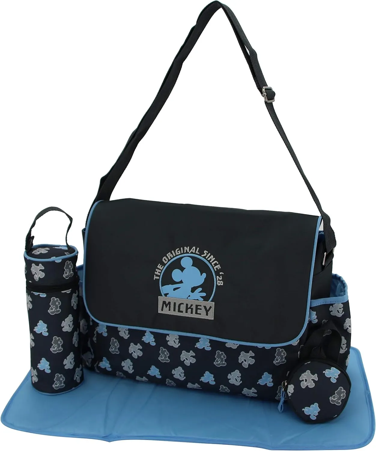 Cudlie! Disney Diaper Tote Bag for Moms Large Spacious Travel Diaper Tote for Baby Boy