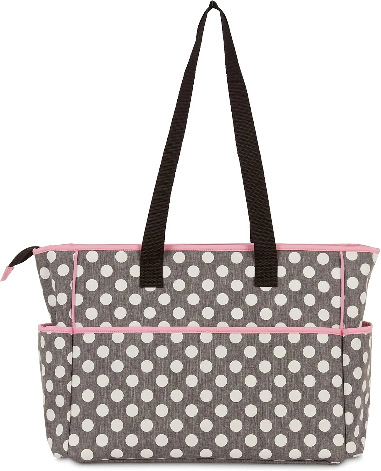 Cudlie Tote Diaper Bag and Changing Pad, Minnie Mouse Polka Dot Print Large
