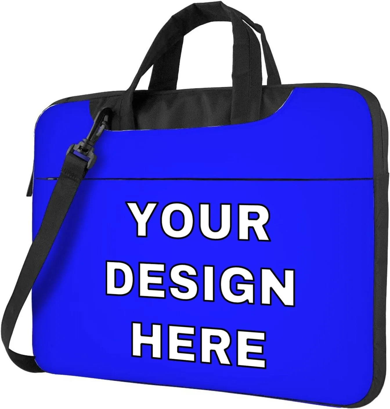 Custom Laptop Bag Messenger & Shoulder Bags Add Photo Text Computer Carrying Case with Strap