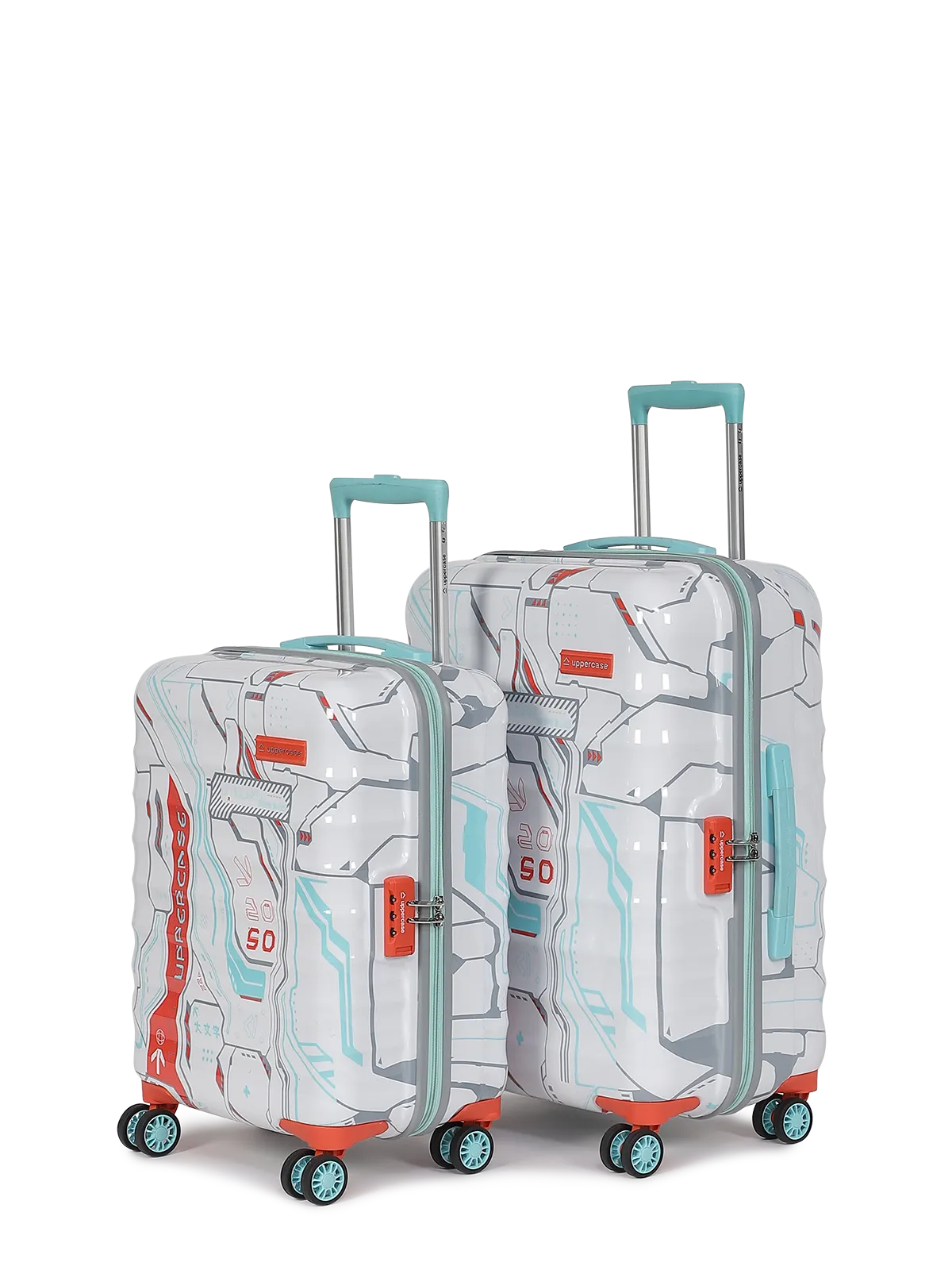 Cyber Punk White Set of 2 (S M) Trolley