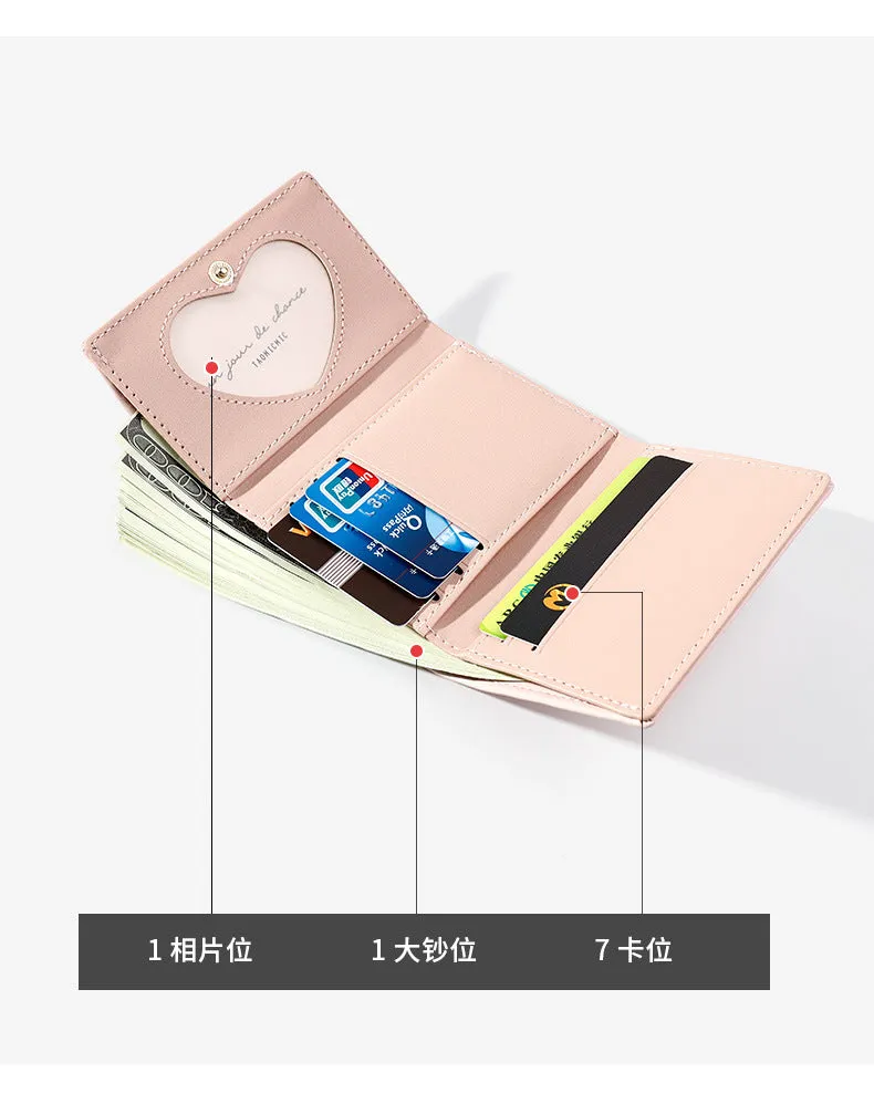 Cyflymder New Cute Cartoon Pig Designer Wallet PU Leather Women Purse Ladies Trifold Wallets Female Small Money Purses