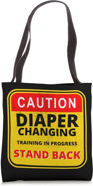 Daddy Diaper Kit New Dad Survival Dad's Baby Changing Outfit Tote Bag